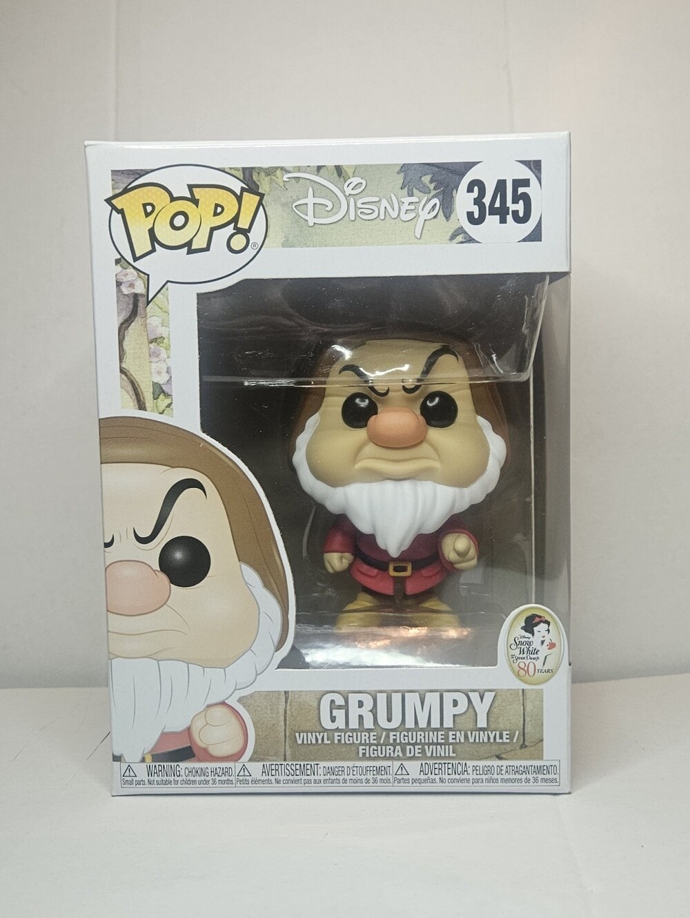 Funko Pop! Disney Snow White & the Seven Dwarfs Grumpy #345 - With Protector